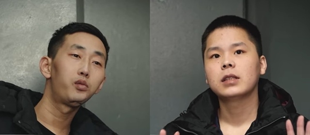 러시아·우크라이나 전쟁 과정에서 생포된 북한군 포로 2명의 송환을 둘러싸고 한국과 우크라이나 정부 간 입장 차가 존재하는 것으로 파악됐다. 사진은 북한군 포로 이모(왼쪽)씨와 백모씨. MBC PD수첩 캡처