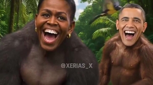 오바마 부부 ‘원숭이’ 합성 사진 게시한 트럼프…민주당 “역겨운 행동” 비난