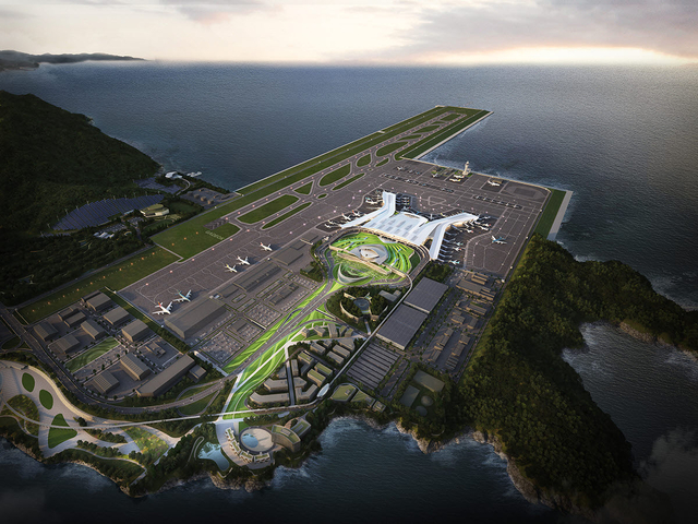 가덕도신공항 조감도. 가덕도신공항건설공단 제공