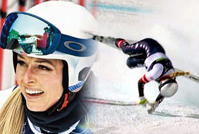 린지 본 사고 장면. AFP AP 연합뉴스