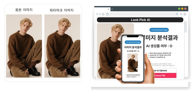 AI 생성물 식별 기술 상용화 이미지. 한국조폐공사 제공