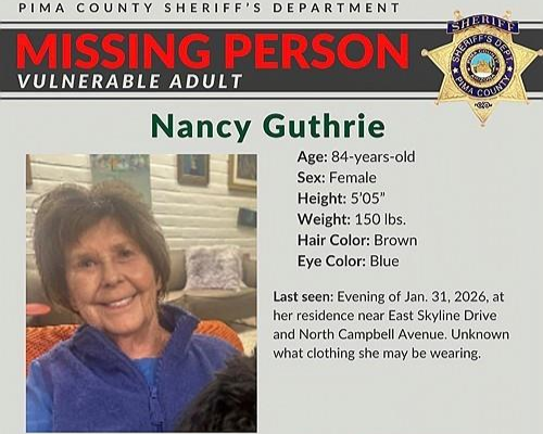 납치된 미국 유명 앵커 거스리의 모친. 피마 카운티 보안관실 제공. AP 연합뉴스 자료사진]