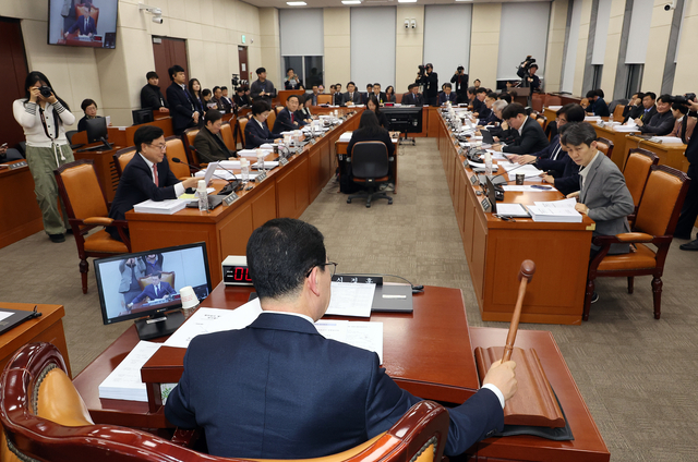 행정통합특별법 논의하는 국회 행정안전위원회 전체회의. 연합뉴스