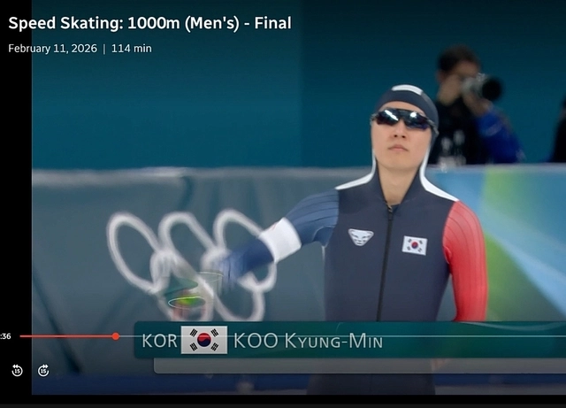 캐나다 공영방송 CBC가 동계올림픽 중계서 ‘한국 선수’를 ‘중국 선수’로 소개하는 장면. 서경덕 교수 SNS 캡처