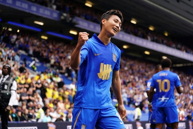 잉글랜드 프로축구 챔피언십 버밍엄 시티에서 활약하는 백승호. AP뉴시스