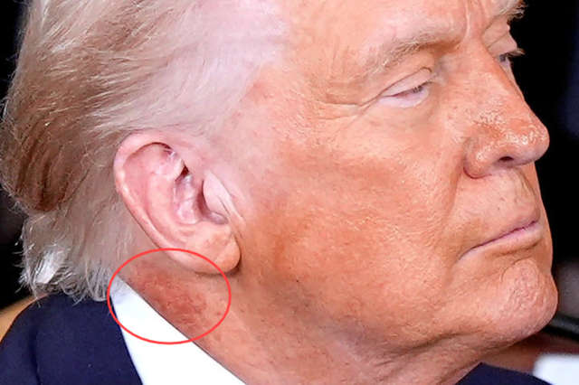 도널드 트럼프 미국 대통령이 2월 24일(현지시간) 워싱턴 미 의회에서 열린 하원 합동회의에 참석한 모습. AP 뉴시스