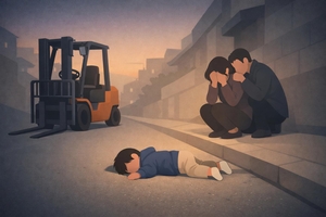 브레이크 풀린 지게차, 생후 18개월 여아 덮쳐…결국 사망