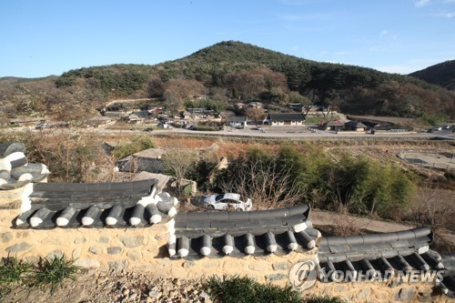 경주 양동마을 전경. 기사와 직접 관련 없음. 연합뉴스 자료사진