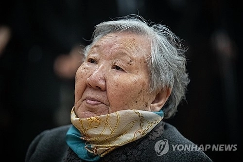 생전의 길원옥 할머니. 연합뉴스 제공