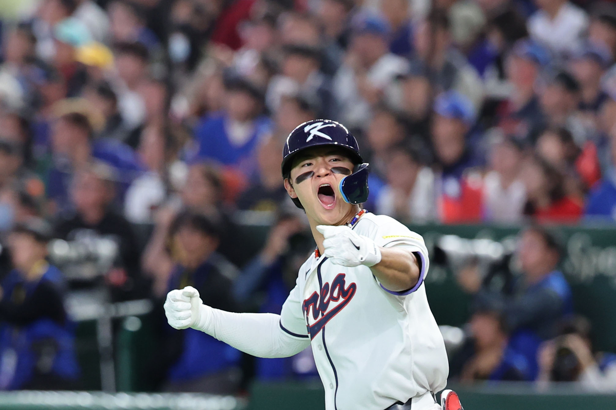 문화일보 보도 이미지 - WBC 도쿄돔 김도영 관련