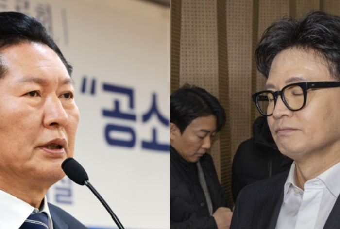 “개콘 대사인가?” vs “6000P 李덕이라 아첨”…코스피 놓고 정청래·한동훈 공방