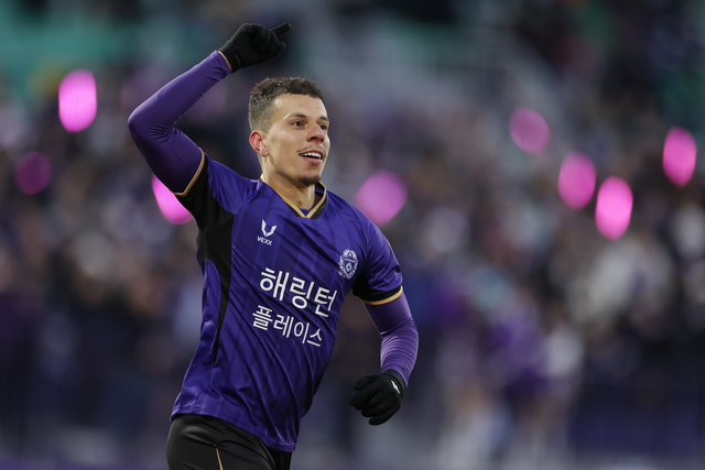 FC 안양의 마테우스. 한국프로축구연맹 제공