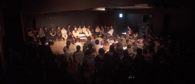 제천 발달장애인 연극극단 ‘마중’의 공연 현장.