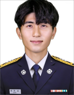 해남소방서 땅끝119안전센터 정무웅 소방교. 해남소방서 제공