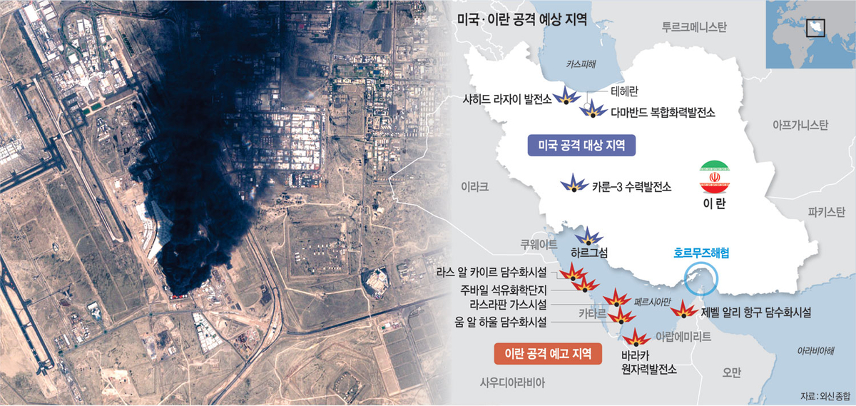 美 “1만개 군사표적 타격” 이란 “링컨호에 미사일”… 일촉즉발