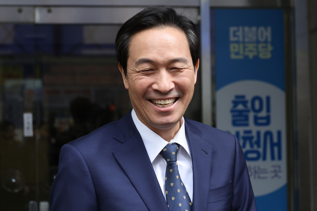 우상호 더불어민주당 강원지사 예비후보. 연합뉴스