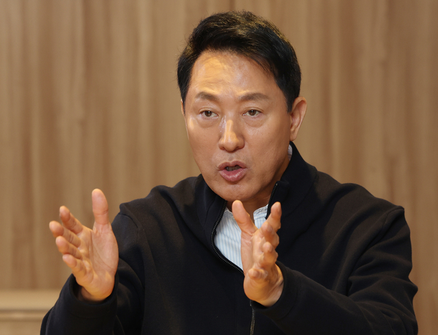 오세훈 “결국 3%p 승부…현재 여론조사만큼 안 벌어질 것”
