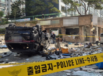 “한국서 전쟁난 줄 알았다”…새벽 LPG 폭발에 일대 아수라장