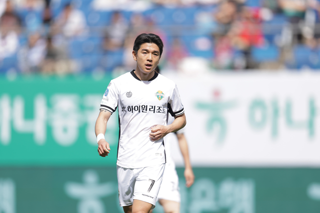 강원 FC의 김대원. 한국프로축구연맹 제공