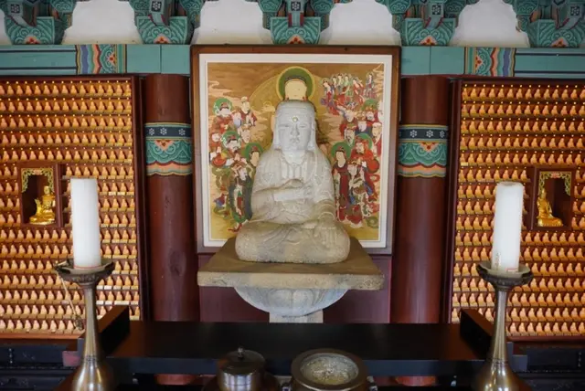 참당암 석조지장보살좌상. 불교중앙박물관 제공