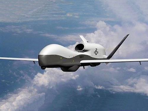 미 해군의 최신예 트리톤(MQ-4C) 무인정찰기. 미 국방부 연합뉴스