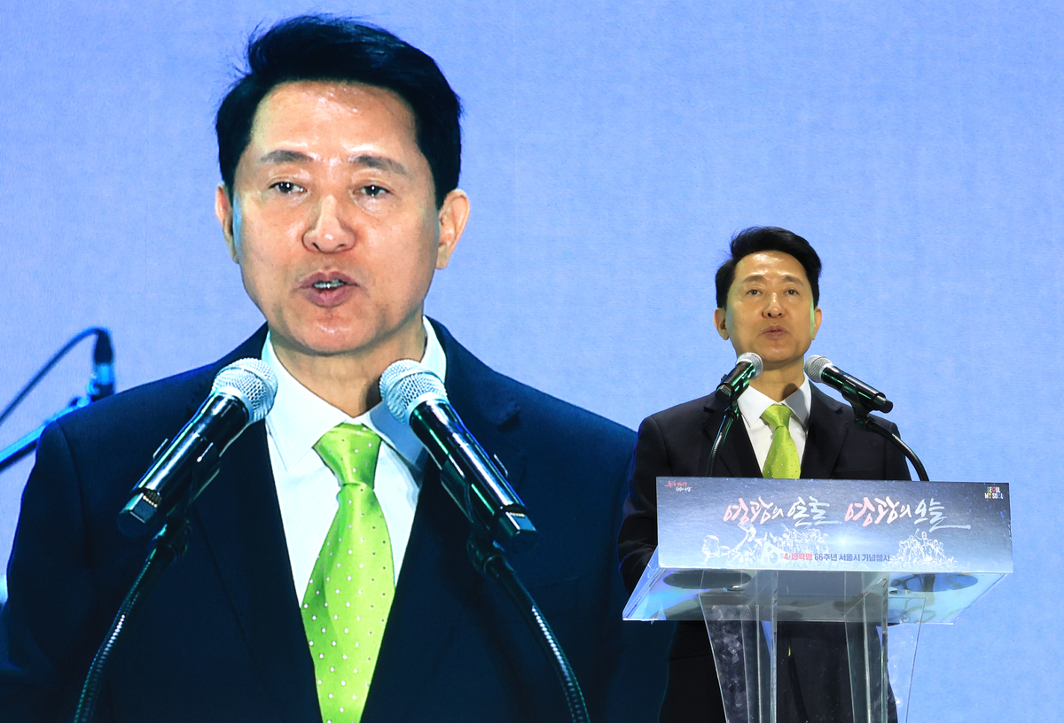 고민정, 오세훈 ‘초록 넥타이’에 장동혁에게 선전포고 한 것”