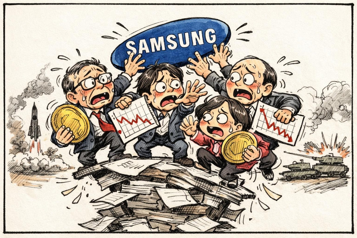 전쟁 곧 끝날 것 같은데? '빚 내서' 삼성전자 사는 투자자들 - 뉴스 썸네일 이미지