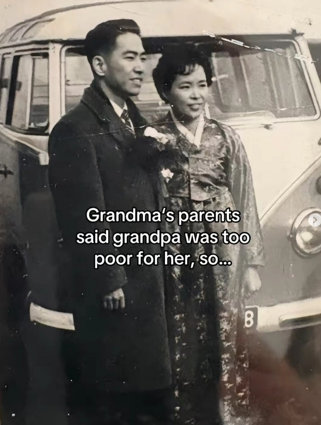 소설 집필에 큰 영향을 준 남매의 할아버지·할머니가 1940년대 찍은 사진. 인스타그램·유튜브 영상 캡처