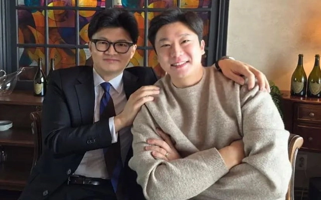 한동훈 전 국민의힘 대표(왼쪽)과 진종오 국민의힘 의원. 진 의원 페이스북