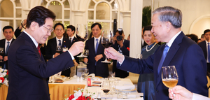 한·베트남 정상 “건배”