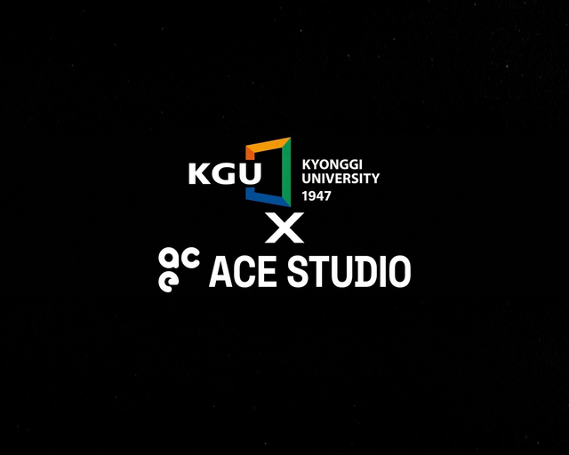 경기대와 글로벌 AI 기업 ‘ACE STUDIO’의 전략적 업무협약(MOU) 포스터. 경기대 제공