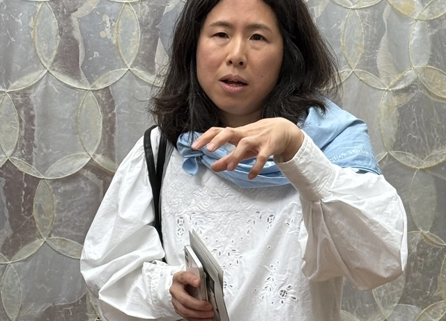 8일 한국관 폐쇄 직후 만난 최빛나 한국관 예술감독. 박동미 기자