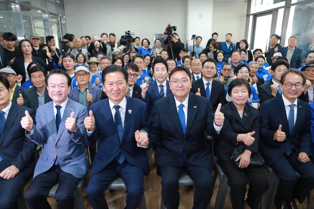 조상호 민주당 세종시장 후보 통합선대위 발대식