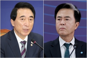 김태흠 “사법 시스템 뒤집기” vs 박수현 “강력찬성” 충남 유권자 누구 손 들어줄까