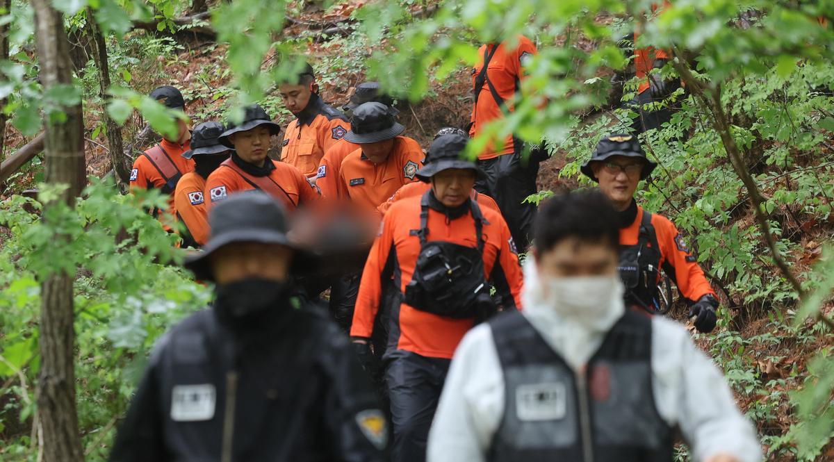 주왕산국립공원 관련 현장 모습