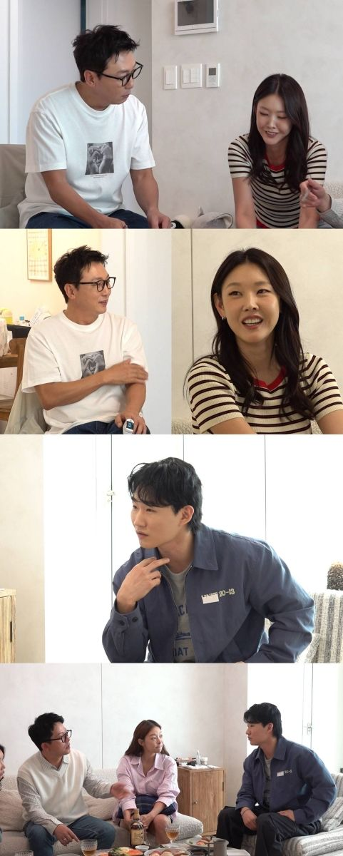 방송인 탁재훈이 모델 한혜진에게 제주도 동행을 제안한다.[뉴시스]