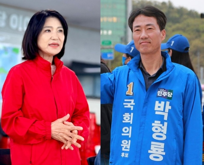 대구달성에서? 이진숙·박형룡 6.8%p 오차범위 접전