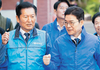 D-15, 정청래 “서울 선거 어려워지고 있다”