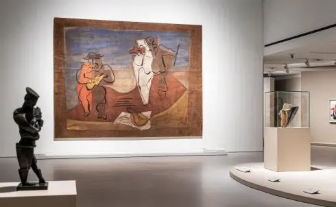 파블로 피카소가 발레 공연을 위해 직접 제작한  ‘메르퀴르 발레 무대 막’(1924). 퐁피두센터 한화 제공