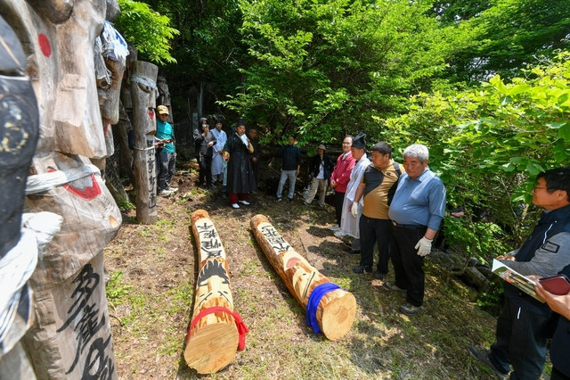 지난해 죽령장승공원에서 열린 죽령장승제 모습. 영주시청 제공