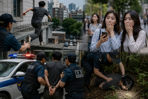 병원 화장실 창문으로 도주 청소년 성매수 피의자…도심 술렁인 14시간 뒤 야산서 붙잡혀