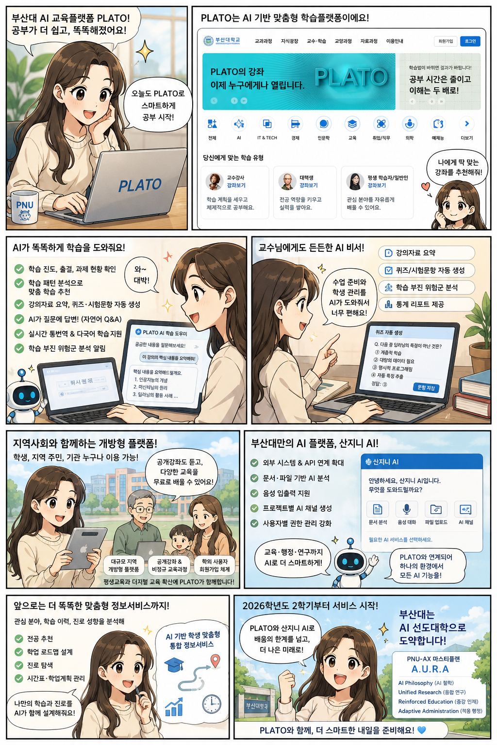 대학 담장 넘은 AI 교육혁명 “강의 듣고 질문하면 플라토가 답한다”…부산대, 전국 첫 ‘시민도 쓰는 플랫폼’ 구축