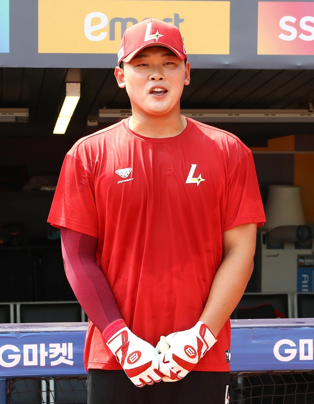 군복무 마치고 돌아온 SSG의 전의산. SSG 제공
