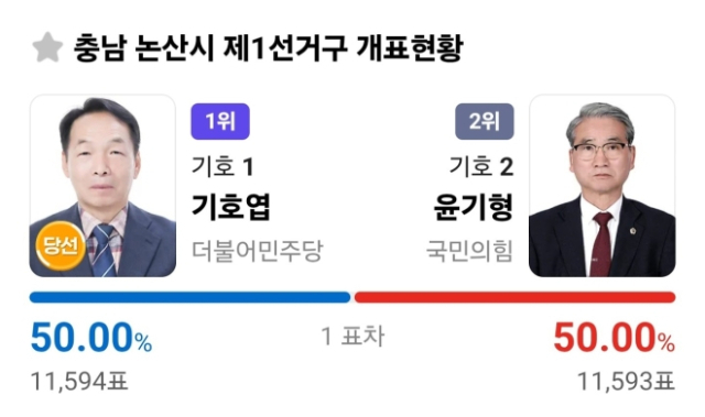 다음의 제9회 전국동시지방선거 특집 페이지. 다음