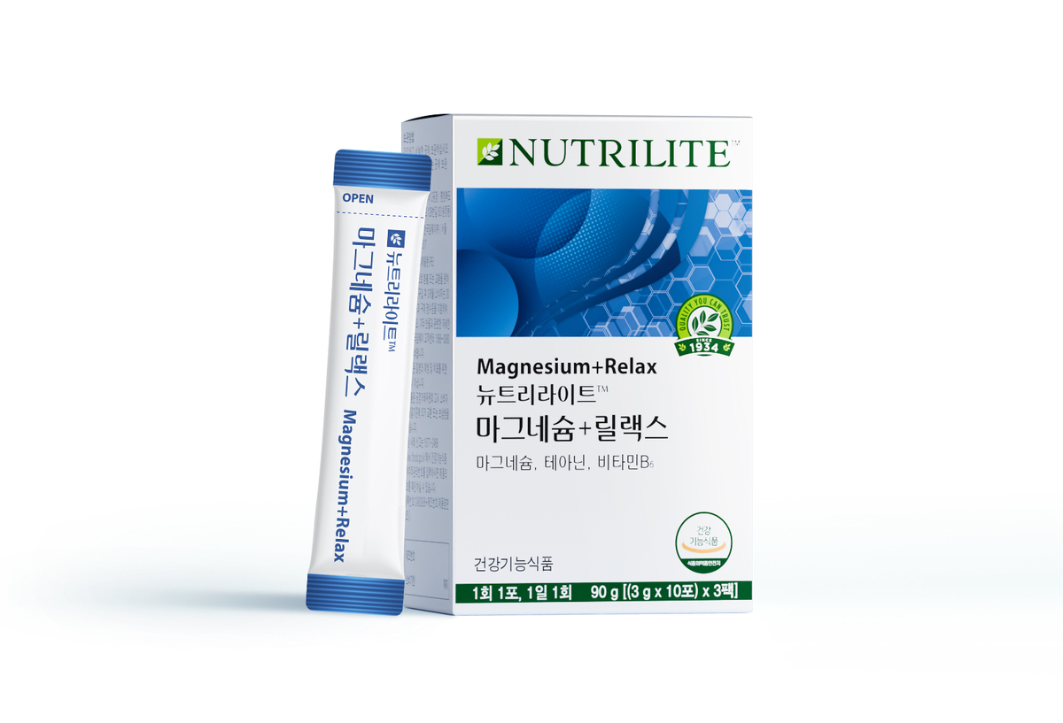 "스트레스 관리에 효과"...한국암웨이, '뉴트리라이트 마그네슘+릴랙... - 뉴스 썸네일 이미지