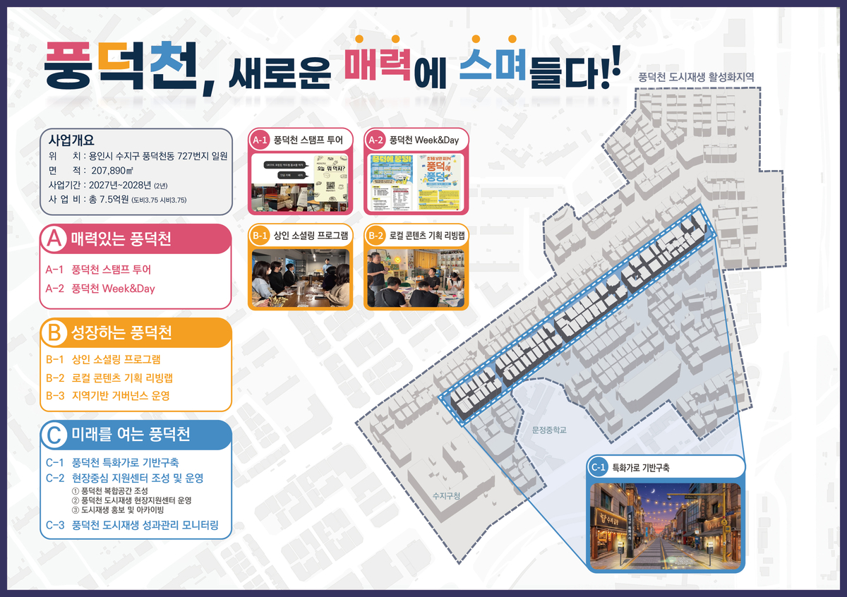 수지구청 주변 노후 상점가, '가고 싶은 거리'로 탈바꿈한다 - 뉴스 썸네일 이미지