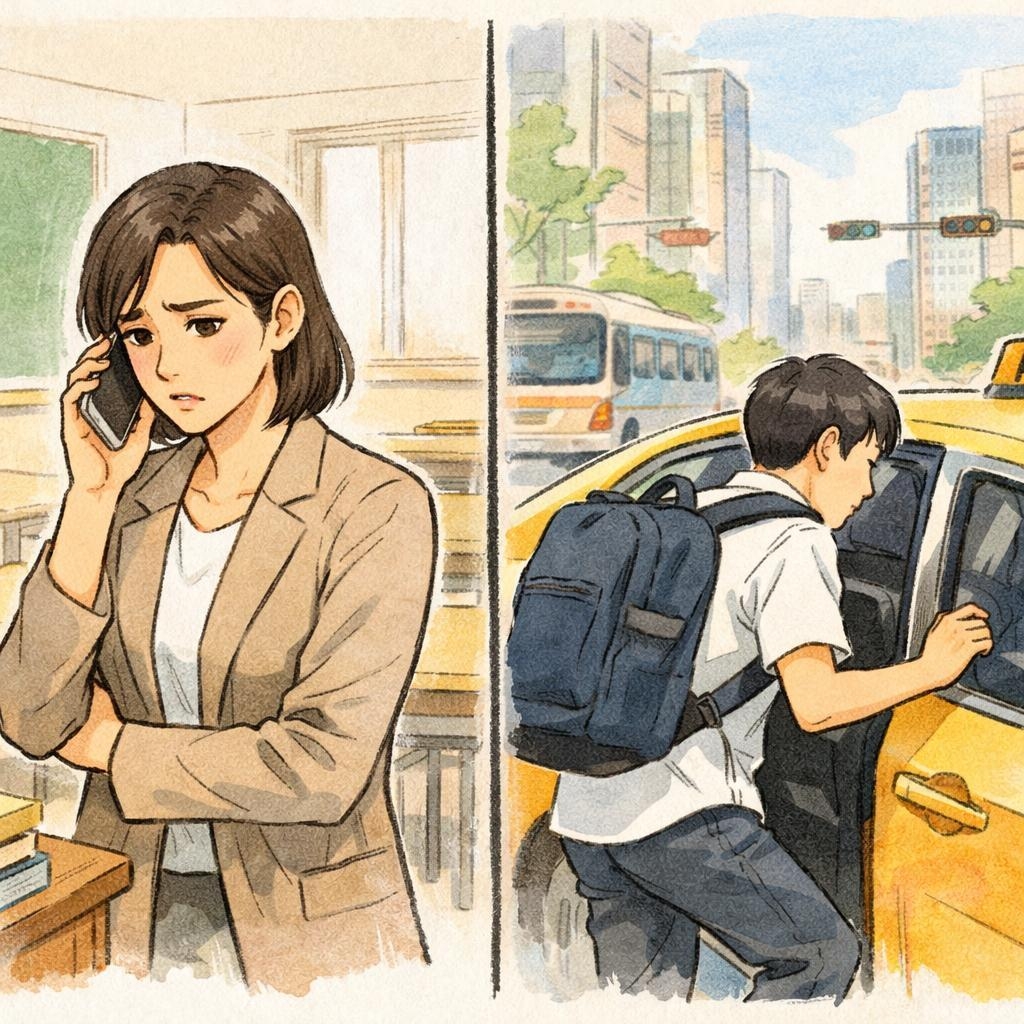 “애가 늦잠자서 택시탔으면 돈은 학교가 내야지”…중2생 학부모의 요구