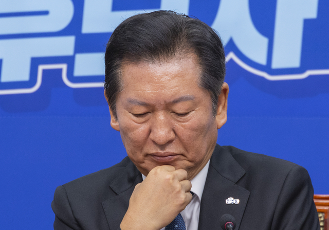 정청래 더불어민주당 대표. 연합뉴스