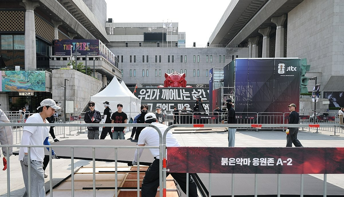 韓 대표팀, 오전 11시 월드컵 첫 경기…광화문광장에 6000명 몰린다