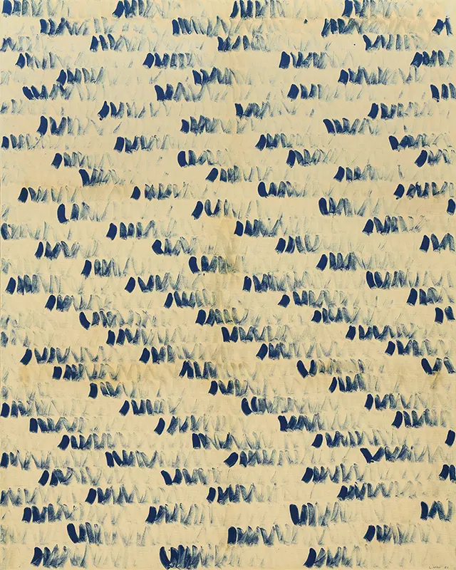 이우환의 ‘점으로부터’(1980). 227.3×181.8cm . 추정가는 16~30억 원. 케이옥션 제공